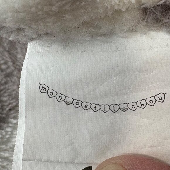 Mon Petit Chou Giraffe Plush Security Blanket Lovey Gray Baby Animal Print - Picture 3 of 9